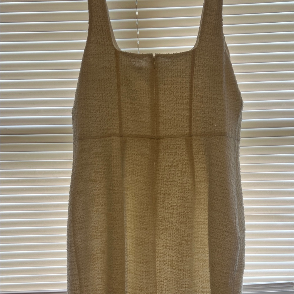 Express Ivory Textured Dress - Picture 4 of 5